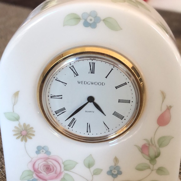 Wedgwood Accents Wedgwood Rosehip China Mini Clock Poshmark